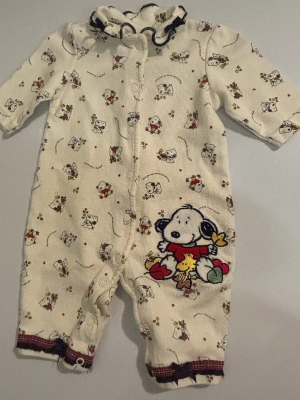 Baby Snoopy Fall Romper